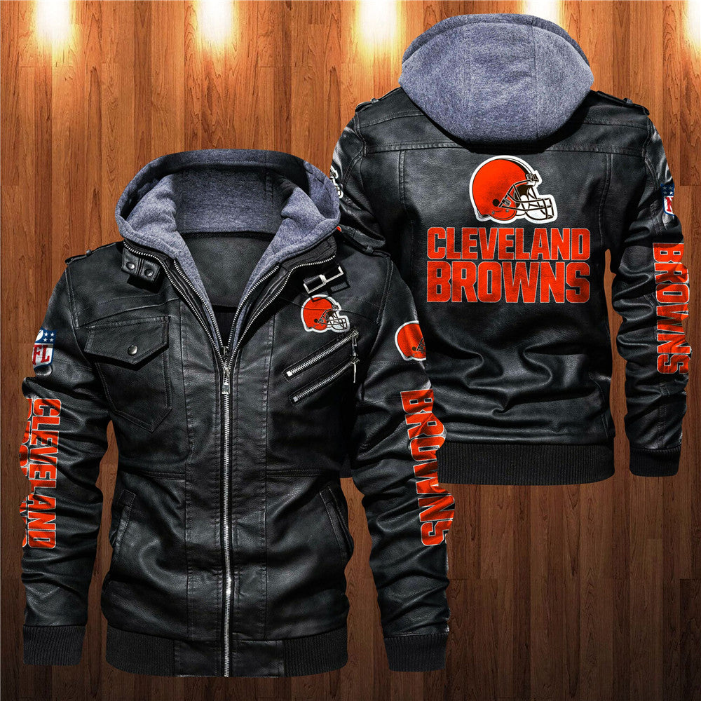 Men's Cleveland Browns Leather Jacket