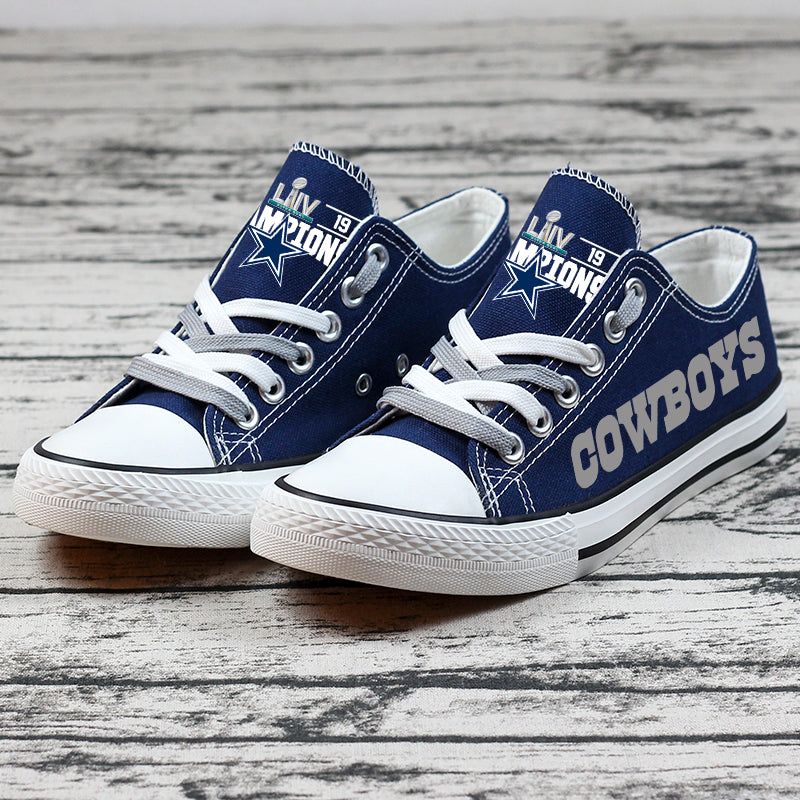 Dallas Cowboys Champion style Canvas Shoes for True Fans
