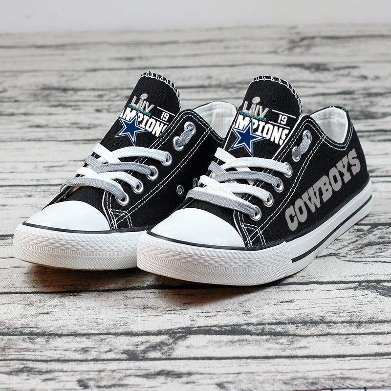 Dallas Cowboys Champion style Canvas Shoes for True Fans