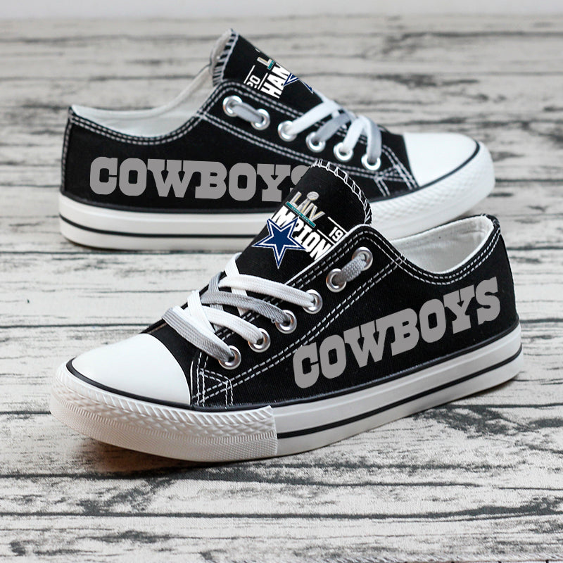 Dallas Cowboys Champion style Canvas Shoes for True Fans