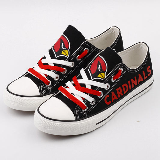 Black & Red Fan Footwear**