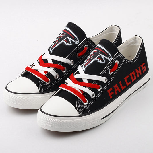 Black & Red Fan Footwear**