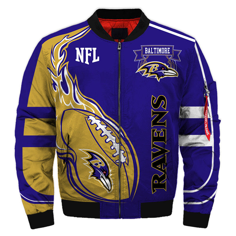 Purple Gold NFL Full-Zip Coat**