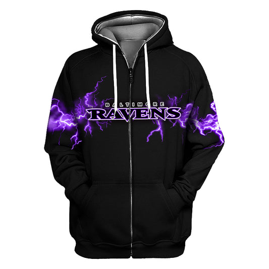 Black Game Day Zipper Jacket**