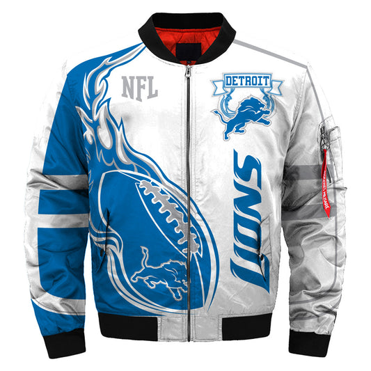 Blue White Silver NFL Full-Zip Coat**