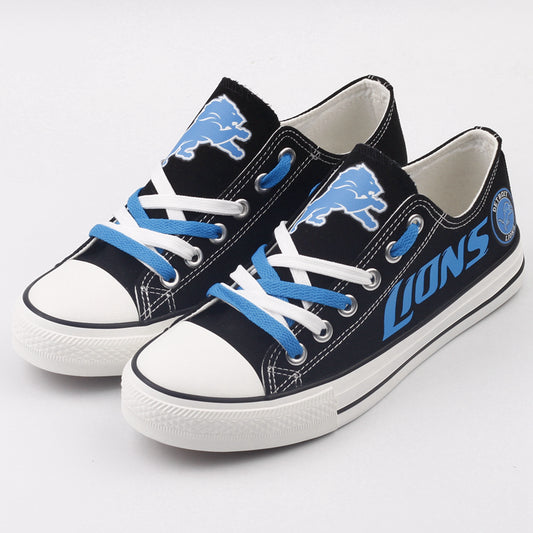 Black & Blue Fan Footwear**