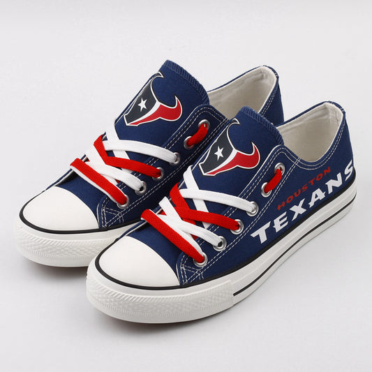 Navy Blue & Red Fan Footwear**