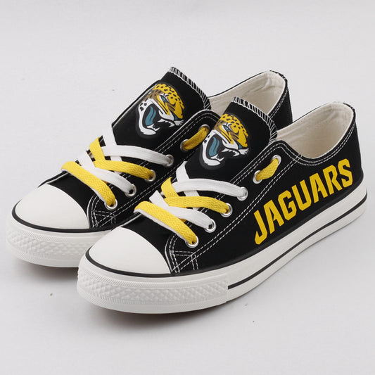 Black & Teal Fan Footwear**