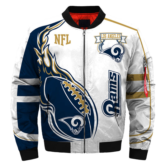 Navy Gold White NFL Full-Zip Coat**