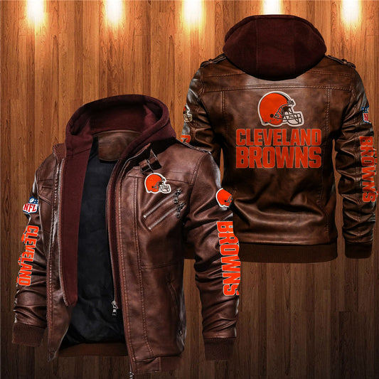 Men's Cleveland Browns Leather Jacket