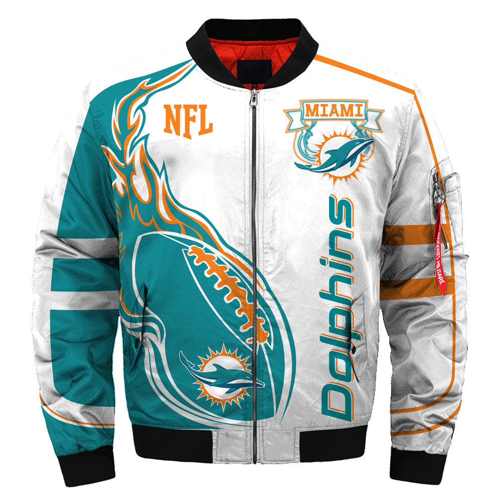 Aqua Orange NFL Full-Zip Coat**