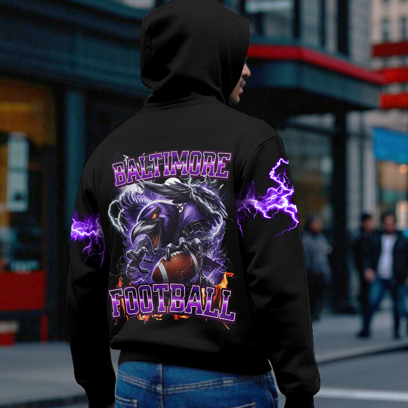 Baltimore Football Fan Gear Back View**