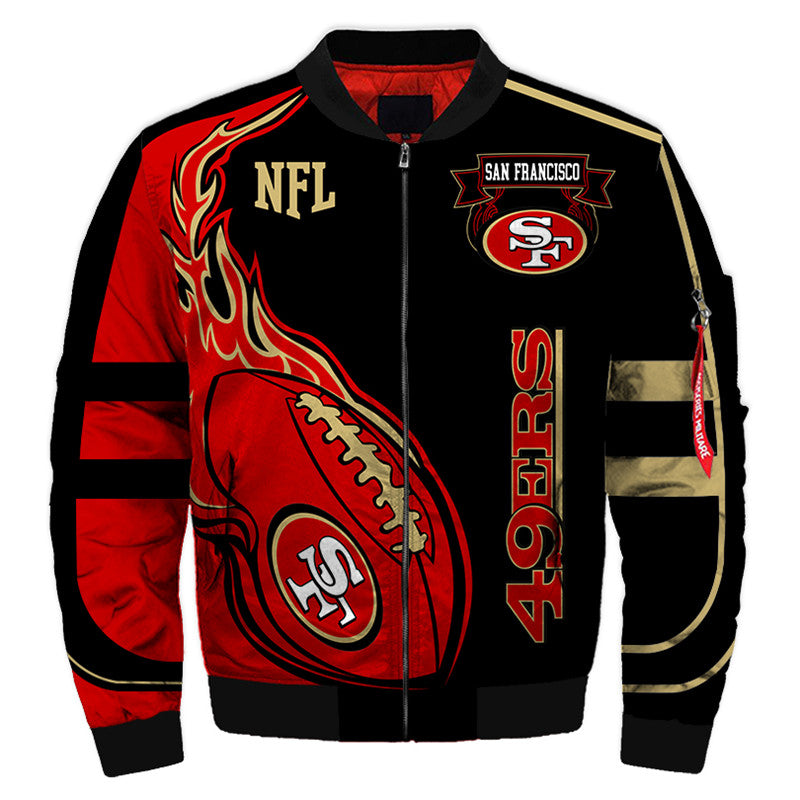 Red Gold NFL Full-Zip Coat**