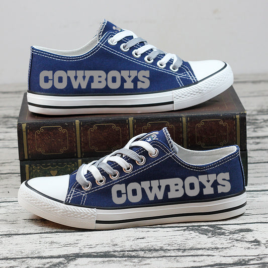 Dallas Cowboys Champion style Canvas Shoes for True Fans